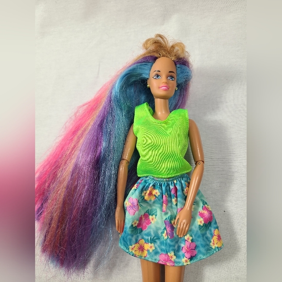 Hula Hair Barbie TERESA Doll 1996 Sunlit Hair Barbie Doll Poseable - Picture 2 of 6